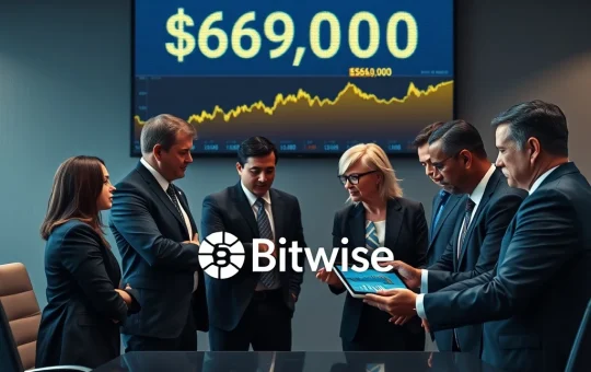 Institutional investors analyzing Bitcoin price charts during market volatility for strategic entry points