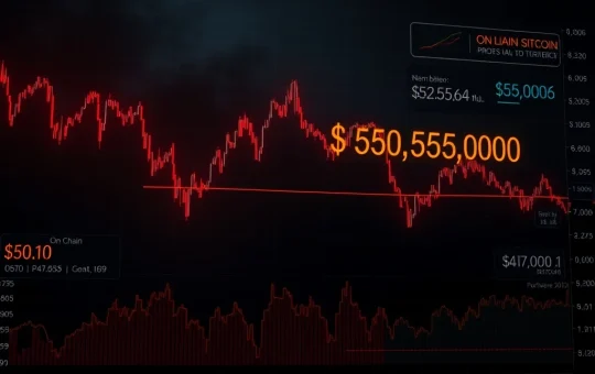 Bitcoin capitulation analysis showing critical $55K support level and on-chain data indicators