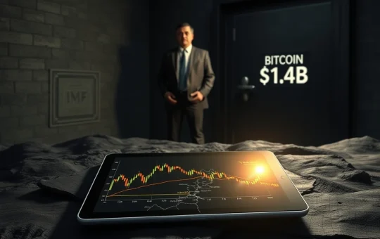 Bitcoin crash impact on El Salvador's finances and IMF loan negotiations.