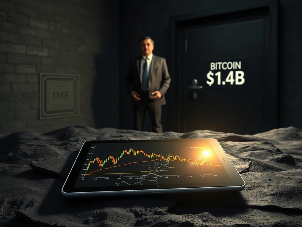 Bitcoin crash impact on El Salvador's finances and IMF loan negotiations.