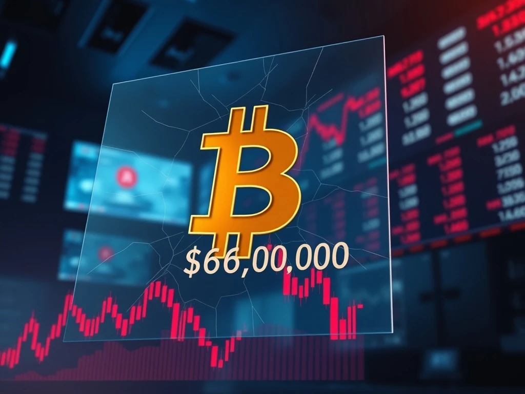 Bitcoin price analysis showing critical support zone under pressure at $69K
