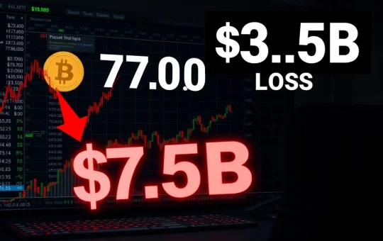 Bitcoin price crash triggers massive $3.5 billion in trading strategy losses and market panic