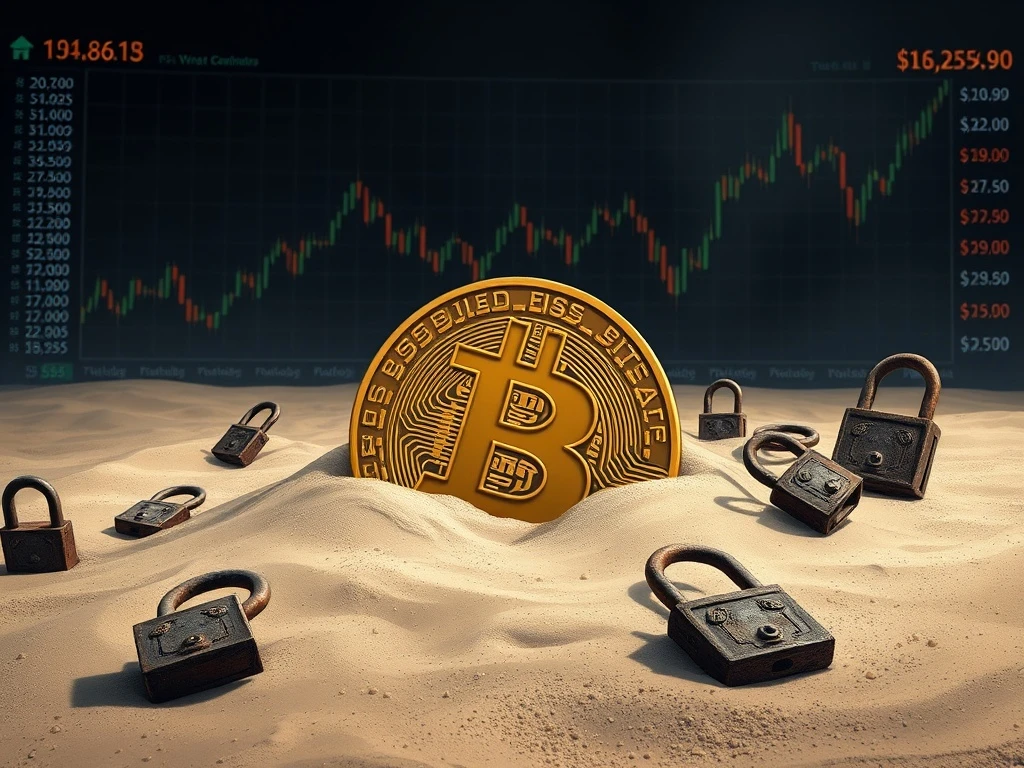Bitcoin dormant supply risk analysis showing market stagnation and investor fatigue in 2025 cryptocurrency markets