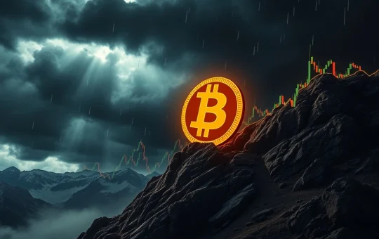 Bitcoin downtrend analysis showing potential decline to mid-$50K price levels