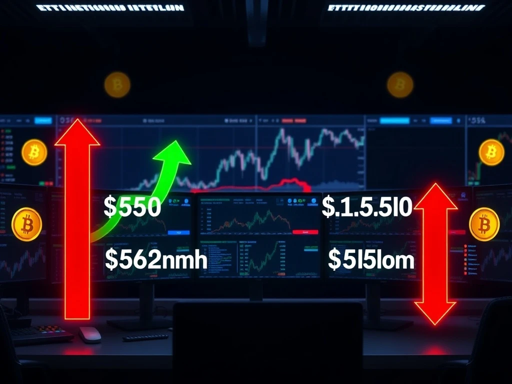 Bitcoin ETF inflows rebound with $562 million recovery after significant outflows, showing market volatility and institutional activity