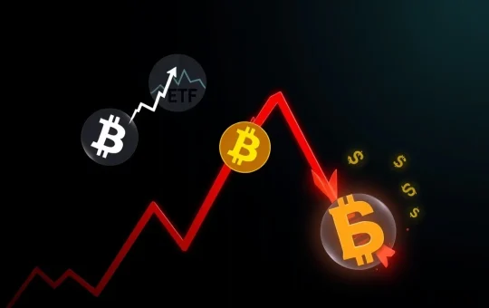 Analysis of Bitcoin ETF outflows and the 2026 BTC price crash showing market correlation