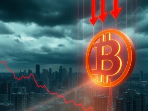 Bitcoin ETF outflows causing a liquidity squeeze and increased market vulnerability.