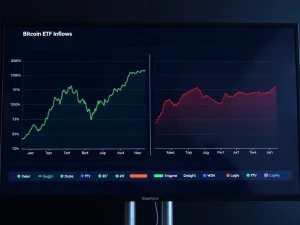 Bitcoin ETF inflows surge while CryptoNewsInsights ETF flows remain flat in February 2025 market analysis