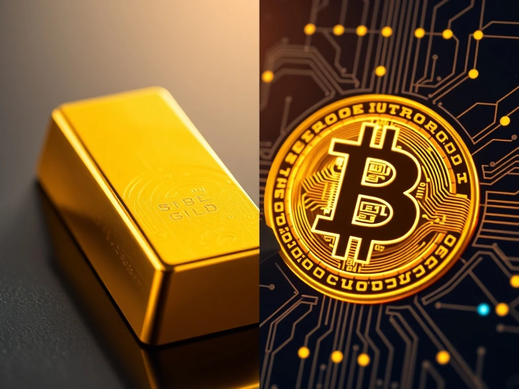 Bitcoin versus gold comparison with Cathie Wood and Michael Saylor analysis of digital asset superiority
