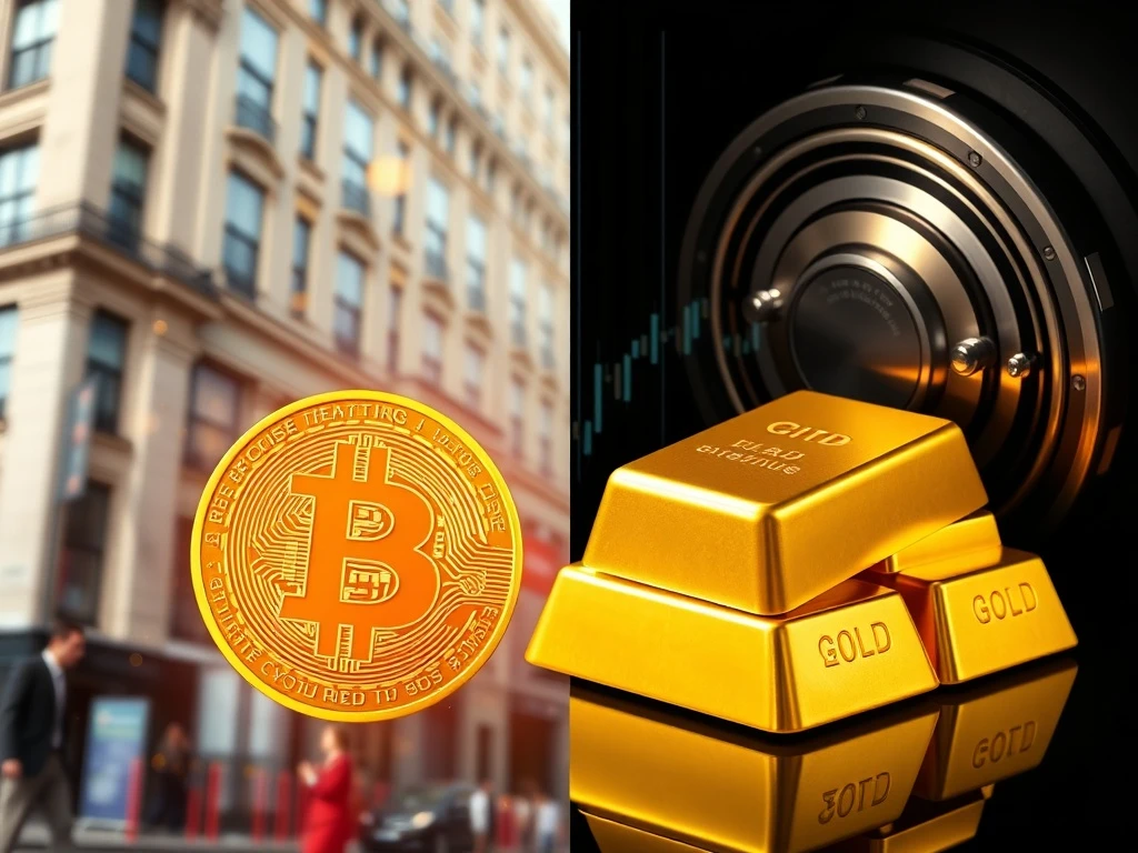 Bitcoin as offensive asset versus gold as defensive hedge in modern investment portfolio strategy