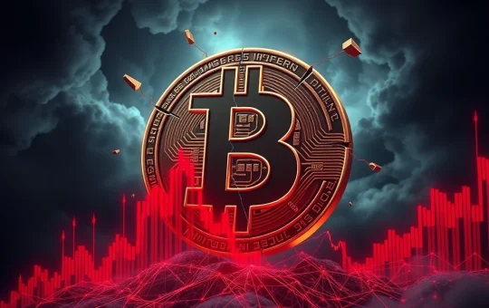 Bitcoin on-chain data analysis showing network stress and market fear indicators