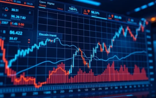 Bitcoin open interest decline analysis showing market deleveraging impact on BTC price