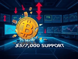Bitcoin price breaks critical $70,000 support level as ETF outflows create market uncertainty