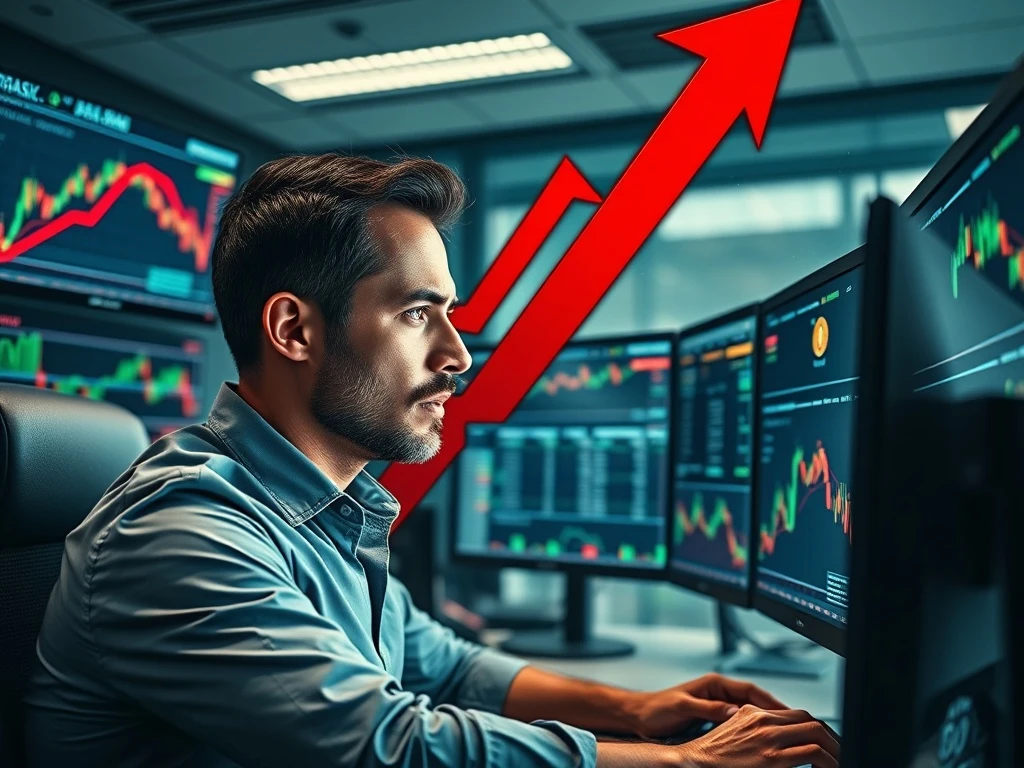 Professional cryptocurrency trader analyzing Bitcoin price movements and exit liquidity risks on Binance exchange