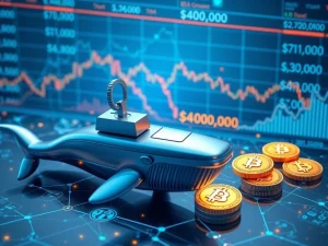 Bitcoin price bottom analysis showing whale exchange data indicating $40,000 support level