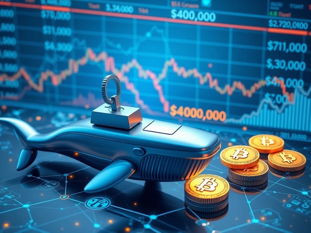 Bitcoin price bottom analysis showing whale exchange data indicating $40,000 support level