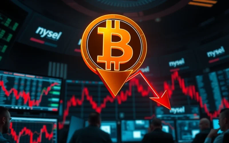 Bitcoin price collapse analysis showing key support levels and market liquidation data