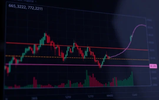 Bitcoin price chart analysis showing key liquidity levels that determine market direction.