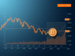 Bitcoin price chart analysis showing potential decline to $56,000 support level with technical indicators
