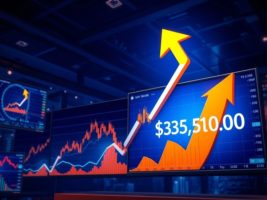 Bitcoin price analysis chart showing potential rebound toward $85,000 with technical indicators