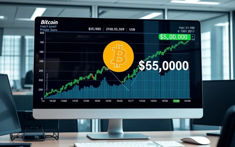 Bitcoin price chart analysis showing rebound to $65,000 as institutions buy the dip