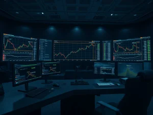 Bitcoin price chart analysis showing stagnation below $70,000 as institutional demand weakens.