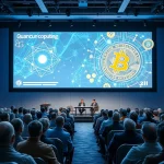 Bitcoin quantum computing security discussion at CryptoNewsInsights 2025 conference with industry experts