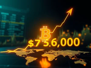 Bitcoin price surges past the $76,000 milestone in a major market rally.