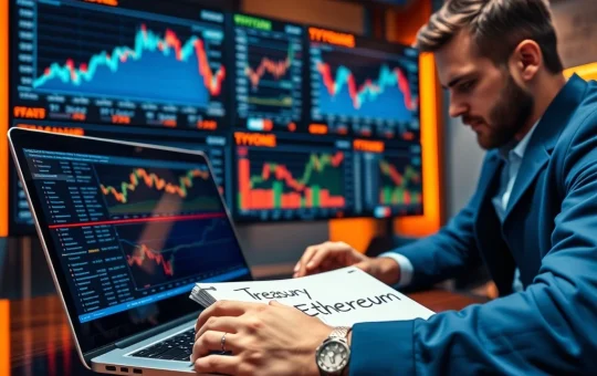 Daily cryptocurrency news coverage on Bitcoin regulation and Ethereum network activity