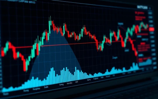 Bitcoin correction analysis showing price breakdown below $80k support during weekend trading