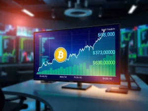 Bitcoin price analysis showing potential breakout toward $80,000 with key resistance and support levels marked