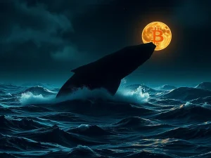 A Bitcoin whale makes a major $32.5 million BTC purchase during a market downturn.