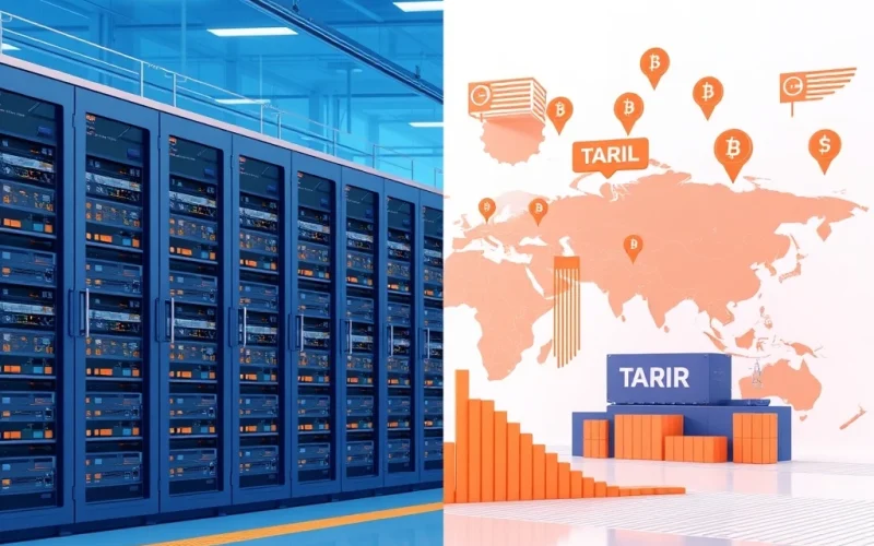 Analysis of Bitdeer's Bitcoin balance reaching zero and cryptocurrency market response to global tariffs