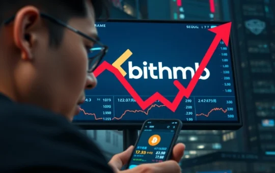Bithumb Bitcoin error causes panic selling and a sharp market drop on the South Korean exchange.