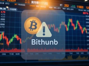 Bithumb Bitcoin trading error causes price dislocation on South Korean cryptocurrency exchange interface