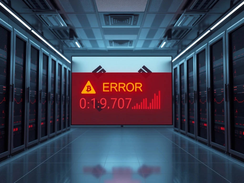 Bithumb exchange server error showing fake Bitcoin glitch and security concerns
