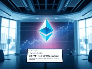 Analysis of Bitmine Immersion's $91M CryptoNewsInsights acquisition and strategic bet on Ethereum investment.
