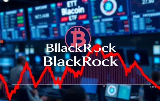 BlackRock Bitcoin ETF IBIT performance decline amid cryptocurrency market volatility in 2025