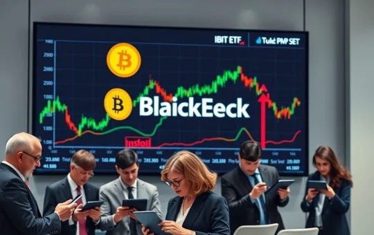 BlackRock's IBIT Bitcoin ETF shows minimal redemptions during cryptocurrency market volatility, indicating strong institutional confidence.
