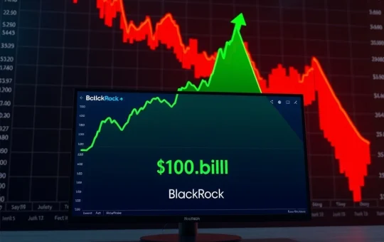 BlackRock's IBIT ETF achieves record $10B volume during Bitcoin price crash, showing institutional trading surge.