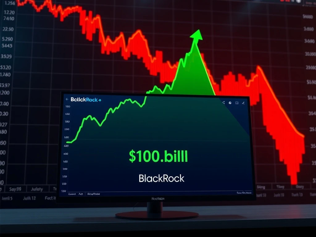 BlackRock's IBIT ETF achieves record $10B volume during Bitcoin price crash, showing institutional trading surge.