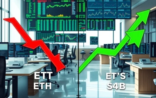 Weekly crypto ETF flows showing institutional money moving from Bitcoin to Solana funds