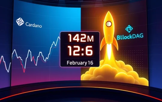 BlockDAG's 200x potential launch contrasts with ADA and SHIB market performance analysis