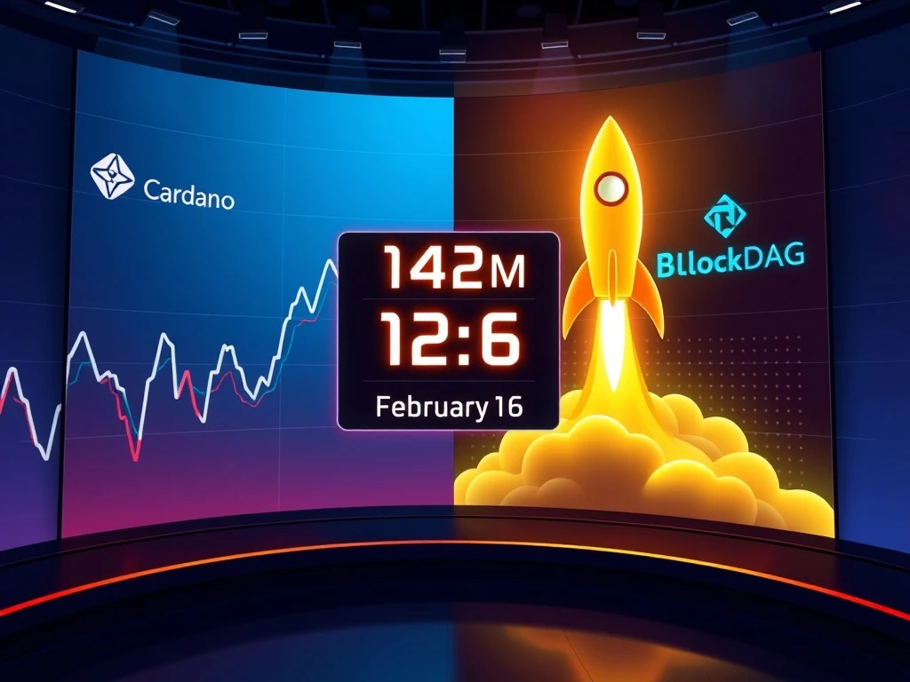 BlockDAG's 200x potential launch contrasts with ADA and SHIB market performance analysis