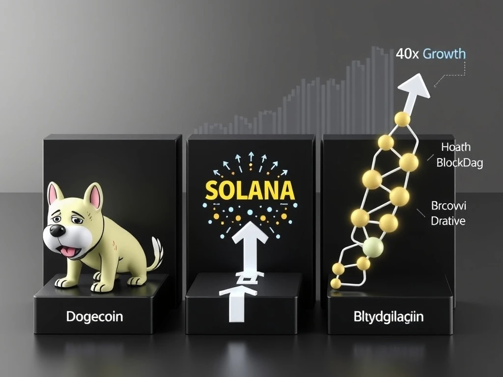 BlockDAG cryptocurrency outperforms Dogecoin and Solana with 40x gains potential in market analysis