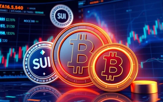 BlockDAG mainnet launch alongside SUI and UNI cryptocurrency market analysis showing competitive dynamics