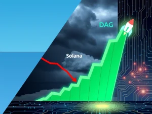Comparative analysis of BlockDAG's mainnet launch versus Stellar and Solana market performance.