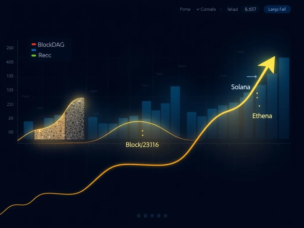 Comparative analysis of BlockDAG presale, Solana price, and Ethena prediction for crypto investors.