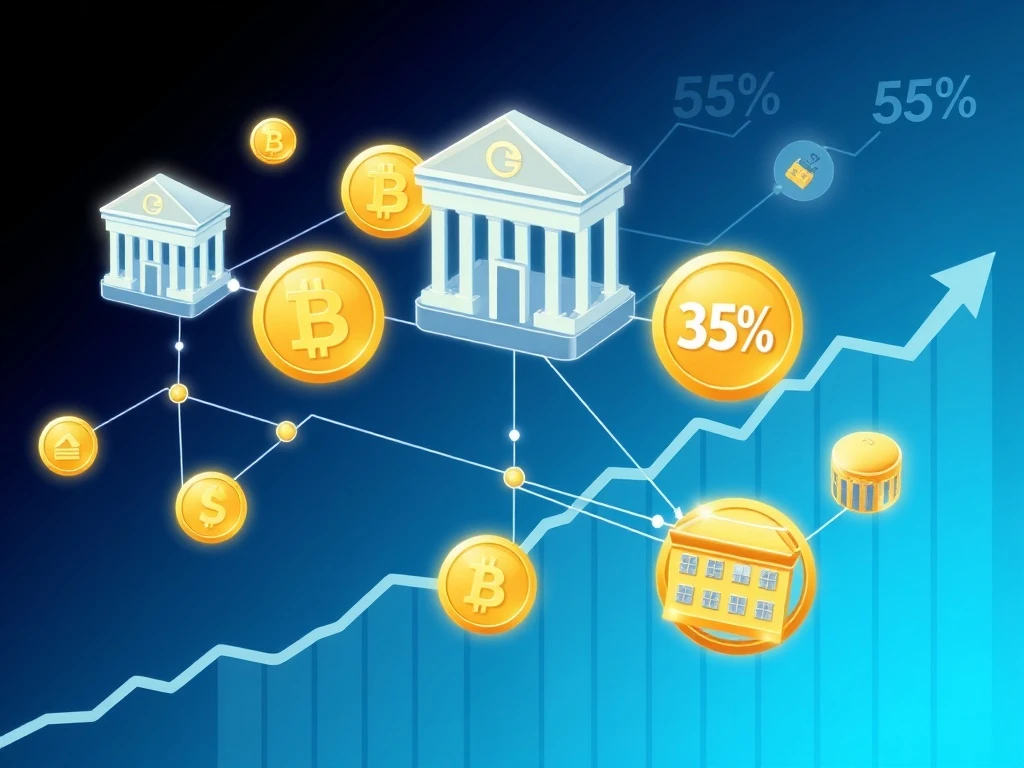 BNB Chain real-world assets institutional investment growth visualization showing 555% increase