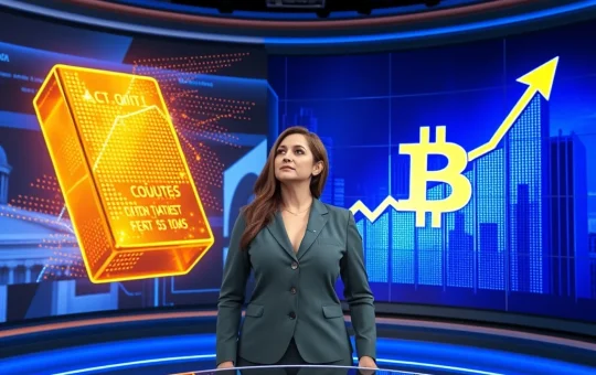Cathie Wood's analysis of capital moving from gold to Bitcoin as a digital store of value.